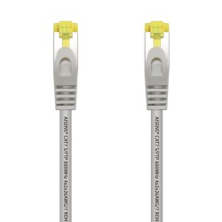 Aisens Cable de Red Latiguillo RJ45 LSZH Cat.7 600 Mhz S/FTP PIMF AWG26 - 1.0M - Color Gris