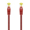 Aisens Cable de Red Latiguillo RJ45 LSZH Cat.7 600 MHz S/FTP PIMF AWG26 - 25cm - Color Rojo