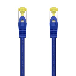 Aisens Cable de Red Latiguillo RJ45 LSZH Cat.7 600 MHz S/FTP PIMF AWG26 - 25cm - Color Azul