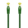 Aisens Cable de Red Latiguillo RJ45 LSZH Cat.7 600 MHz S/FTP PIMF AWG26 - 25cm - Color Verde