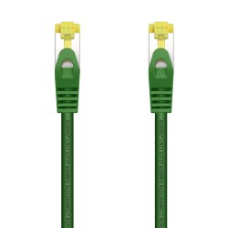 Aisens Cable de Red Latiguillo RJ45 LSZH Cat.7 600 MHz S/FTP PIMF AWG26 - 1.0M - Color Verde