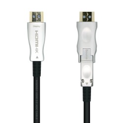 Aisens Cable HDMI V2.0 AOC (Active Optical Cable) Desmontable Premium Alta Velocidad / HEC 4K@60Hz 4:4:4 18Gbps - A/M-D/A/M - 40
