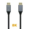 Aisens Cable Displayport V1.4 8K@60hz - DP/M-DP/M - 1.0m - Color Gris