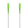 Aisens Cable Fibra Optica Latiguillo G657A2 3.0 9/125 SMF Simplex CPR Dca LSZH - SC/APC-SC/APC - 1.0M - Color Blanco
