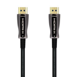 Aisens Cable HDMI V2.1 AOC (Active Optical Cable) Fibra Optica Ultra Alta Velocidad UHS 8K@60Hz 4K@120Hz 4:4:4 48Gbps - A/M-A/M 