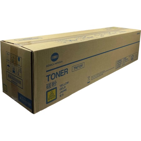 Konica Minolta TN713 Amarillo Cartucho de Toner Original - TN713Y/A9K8250