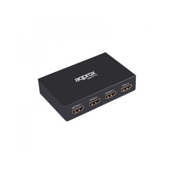 Approx Multiplicador de señal HDMI x4 - HDMI 1.4 - Resolución 4K, 3D, HDCP 1.0/1.1/1.2.