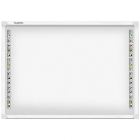 Approx Pizarra Interactiva Tactil 79" - 10 Tactos a la vez y 5 Usuarios al mismo Tiempo - USB 1.1, 2.0, 3.0