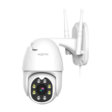 Approx Camara de Videovigilancia WiFi HD 1080P - Rotacion 355º Inclinacion 90º - Exterior e Interior - 2 Canales Audio - Vision 