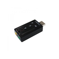Approx Tarjeta de Sonido 7.1 USB - Entrada de Microfono y Altavoz