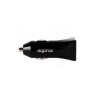 Approx Cargador de Coche USB 5V 3.1A - 2 Puertos USB - Negro