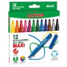 Alpino Pack de 12 Rotuladores Gruesos Maxi - Punta de 6mm - Superlavables, Resistentes, Duraderos y de Colores Brillantes - Idea