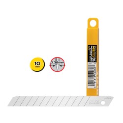 Olfa Pack de 10 Cuchillas de Respuesto para Cutters Olfa - 12 Segmentos - Ancho 9mm