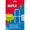Apli Etiquetas 10 Azules 25 x 40mm 8 Hojas