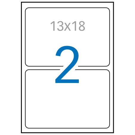 Apli Etiquetas Blancas Calidad Foto 178.0 x 127.0mm 10 Hojas