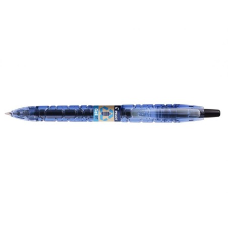 Pilot Boligrafo de Bola Retractil B2P Gel BeGreen - Tinta de Gel - Punta 0.7mm - Trazo 0.32mm - 89,8% de Plastico Reciclado - Re