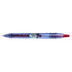 Pilot Boligrafo de Bola Retractil B2P Gel BeGreen - Tinta de Gel - Punta 0.7mm - Trazo 0.32mm - 89,8% de Plastico Reciclado - Re