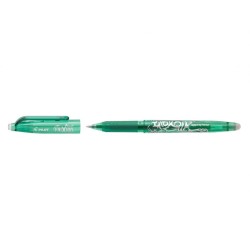 Pilot Boligrafo de gel borrable Frixion Ball - Punta de bola redonda 0.7mm - Trazo 0.4mm - Grip ergonomico - Color Verde