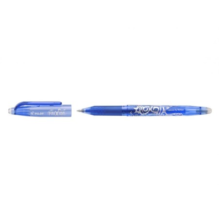 Pilot Boligrafo de gel borrable Frixion Ball - Punta de bola redonda 0.7mm - Trazo 0.4mm - Grip ergonomico - Color Azul