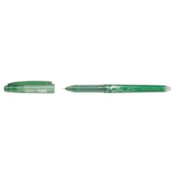 Pilot Boligrafo de gel borrable Frixion Point - Punta fina de aguja 0.5mm - Trazo 0.25mm - Grip ergonomico - Color Verde