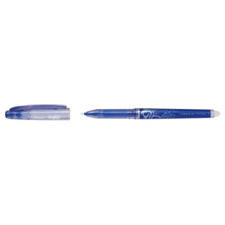 Pilot Boligrafo de gel borrable Frixion Point - Punta fina de aguja 0.5mm - Trazo 0.25mm - Grip ergonomico - Color Azul