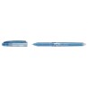 Pilot Boligrafo de gel borrable Frixion Point - Punta fina de aguja 0.5mm - Trazo 0.25mm - Grip ergonomico - Color Azul Claro