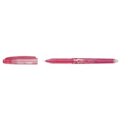 Pilot Boligrafo de Gel Borrable Frixion Point - Punta Fina de Aguja 0.5mm - Trazo 0.25mm - Grip Ergonomico - Color Rosa