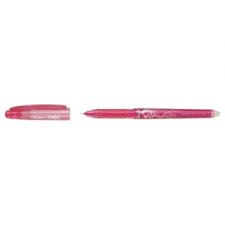 Pilot Boligrafo de Gel Borrable Frixion Point - Punta Fina de Aguja 0.5mm - Trazo 0.25mm - Grip Ergonomico - Color Rosa