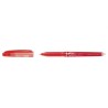 Pilot Boligrafo de Gel Borrable Frixion Point - Punta Fina de Aguja 0.5mm - Trazo 0.25mm - Grip Ergonomico - Color Rojo
