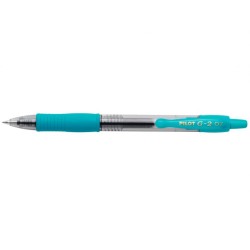 Pilot Boligrafo de Gel G2 Rollerball Retractil - Recargable - Punta de Bola Redonda 0.7mm - Trazo 0.32mm - Grip Ergonomico - Col
